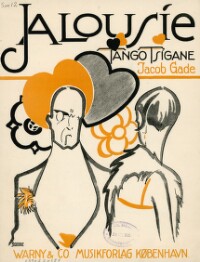 Forsiden til den trykte udgave af Tango Jalousie (Jacob Gade)